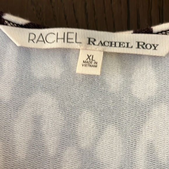 Rachel Roy dark brown and cream animal print, midi sleeveless dress. Size XL. - Picture 2 of 8